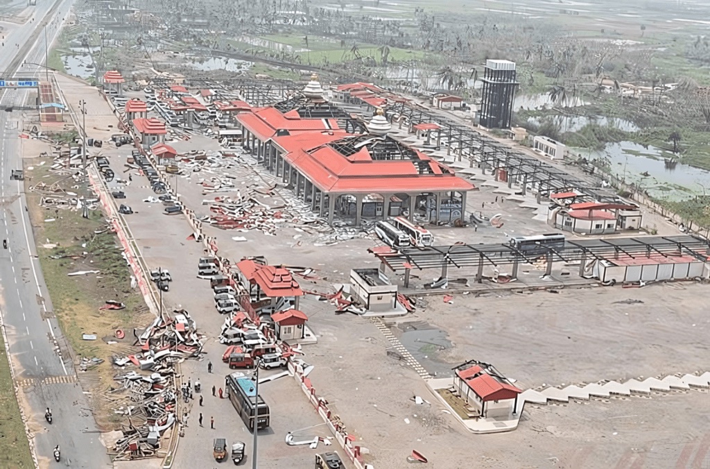 Cyclone Fani aftermath — Bay of Bengal