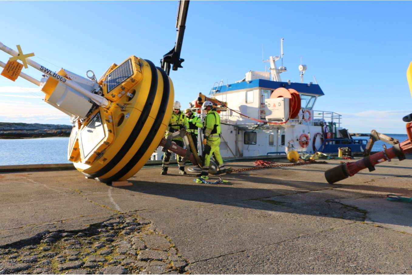 Fugro buoy at sea